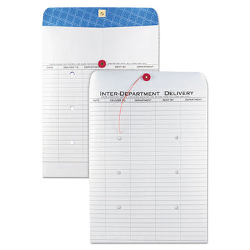 Quality Park™ Inter-department Envelope, #97, Two-sided Five-column Format, 10 X 13, White, 100-box freeshipping - TVN Wholesale